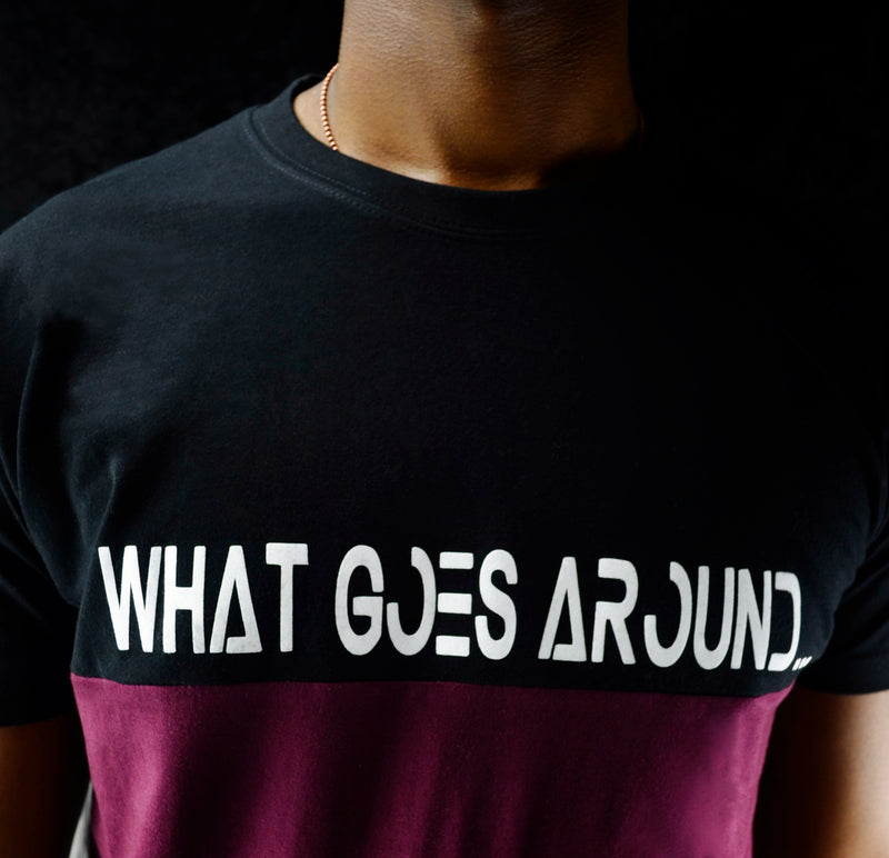 What Goes Around T-Shirt - Maroon