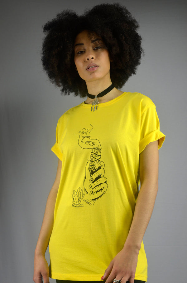 Protect Your Energy T-Shirt - Yellow