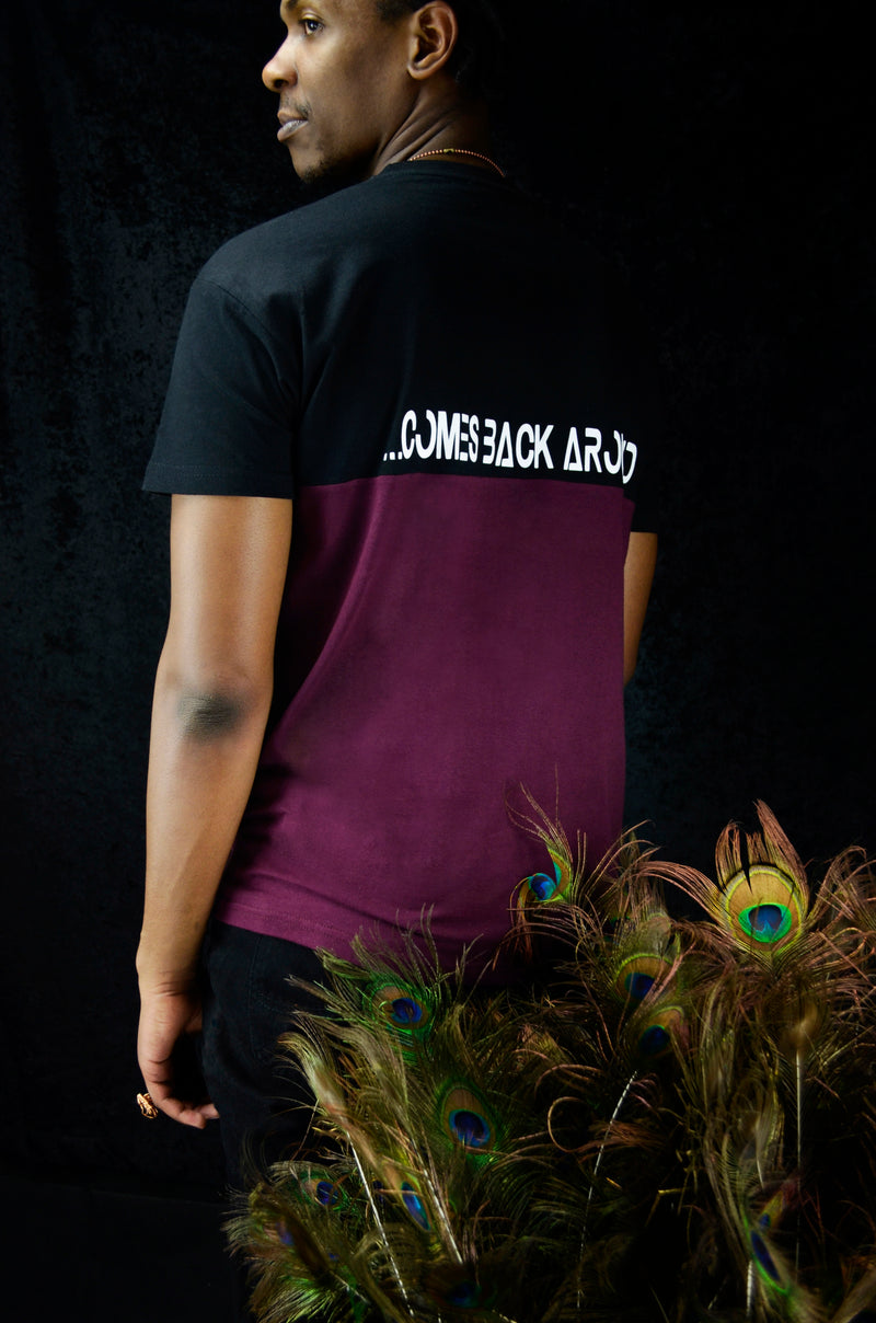 What Goes Around T-Shirt - Maroon