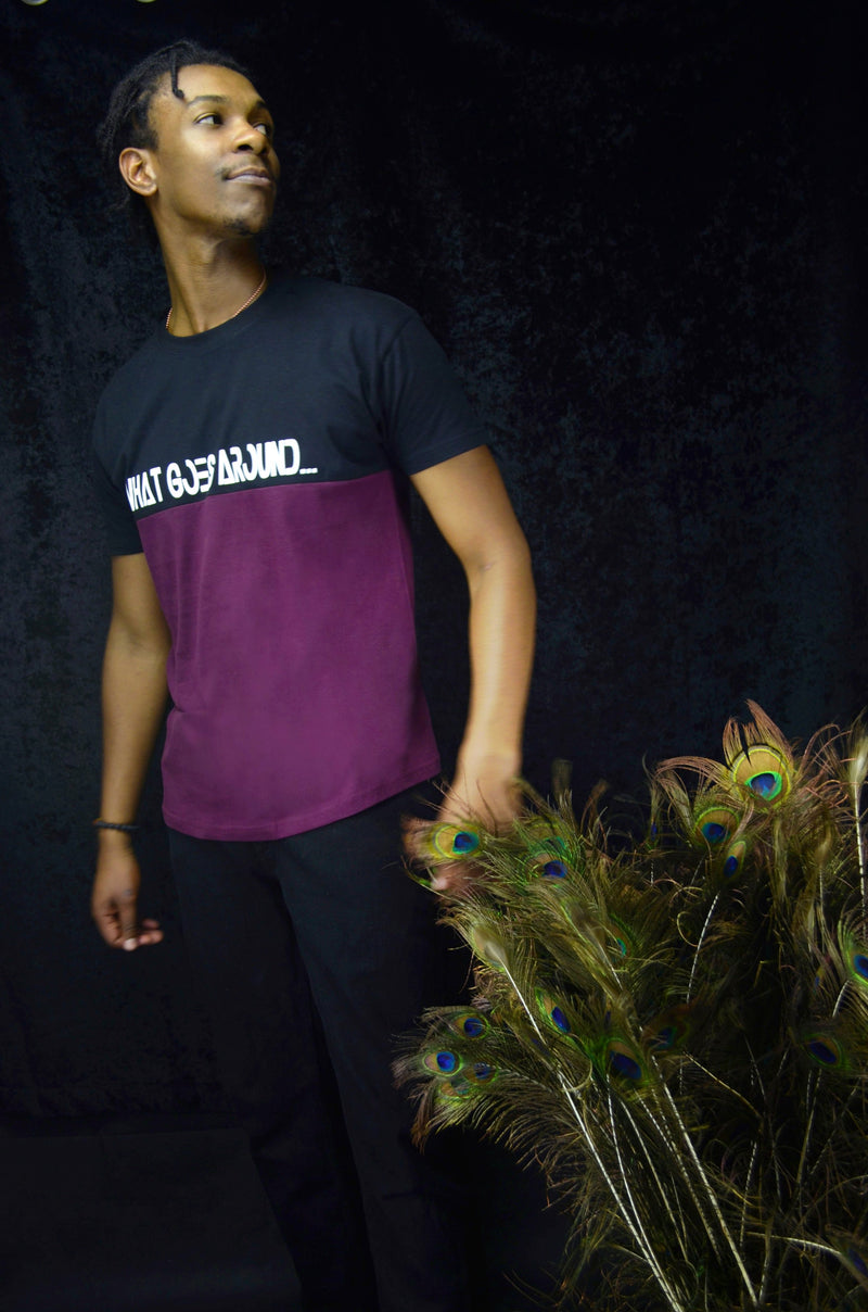 What Goes Around T-Shirt - Maroon
