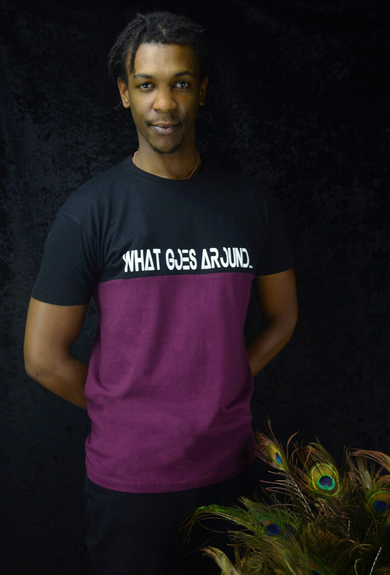 What Goes Around T-Shirt - Maroon