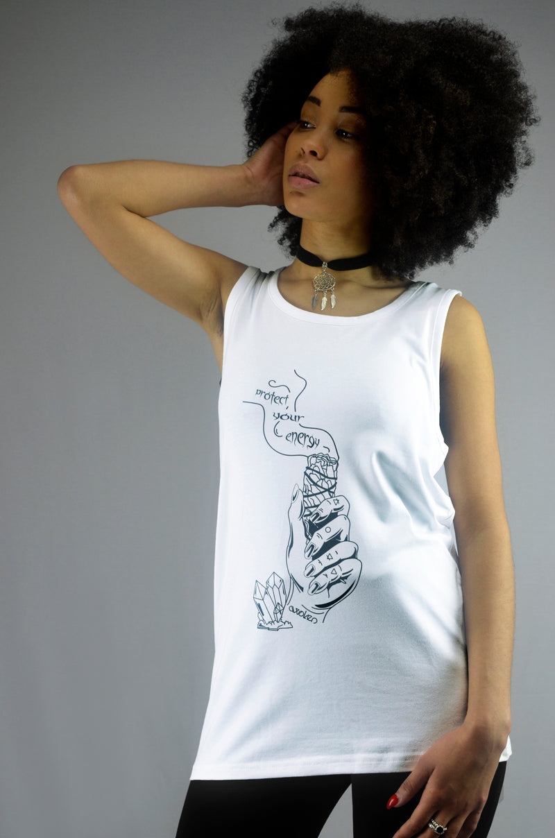 Protect Your Energy Vest - White