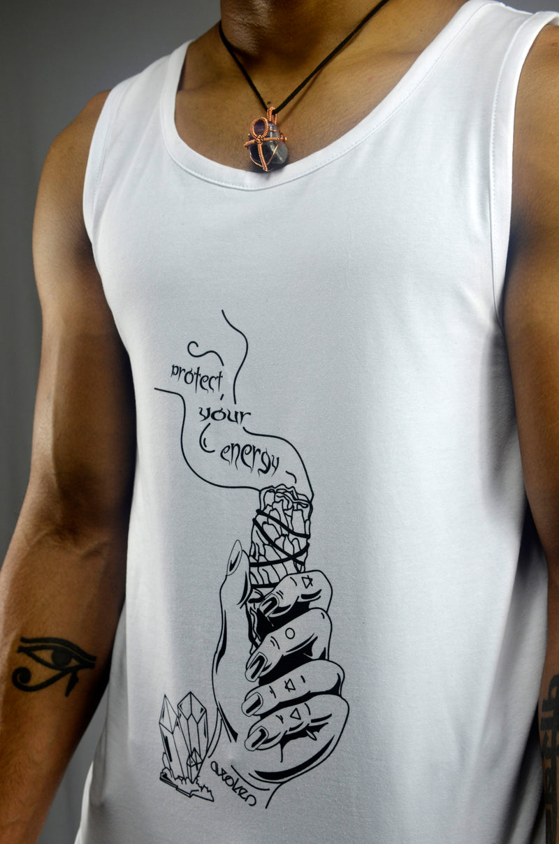 Protect Your Energy Vest - White