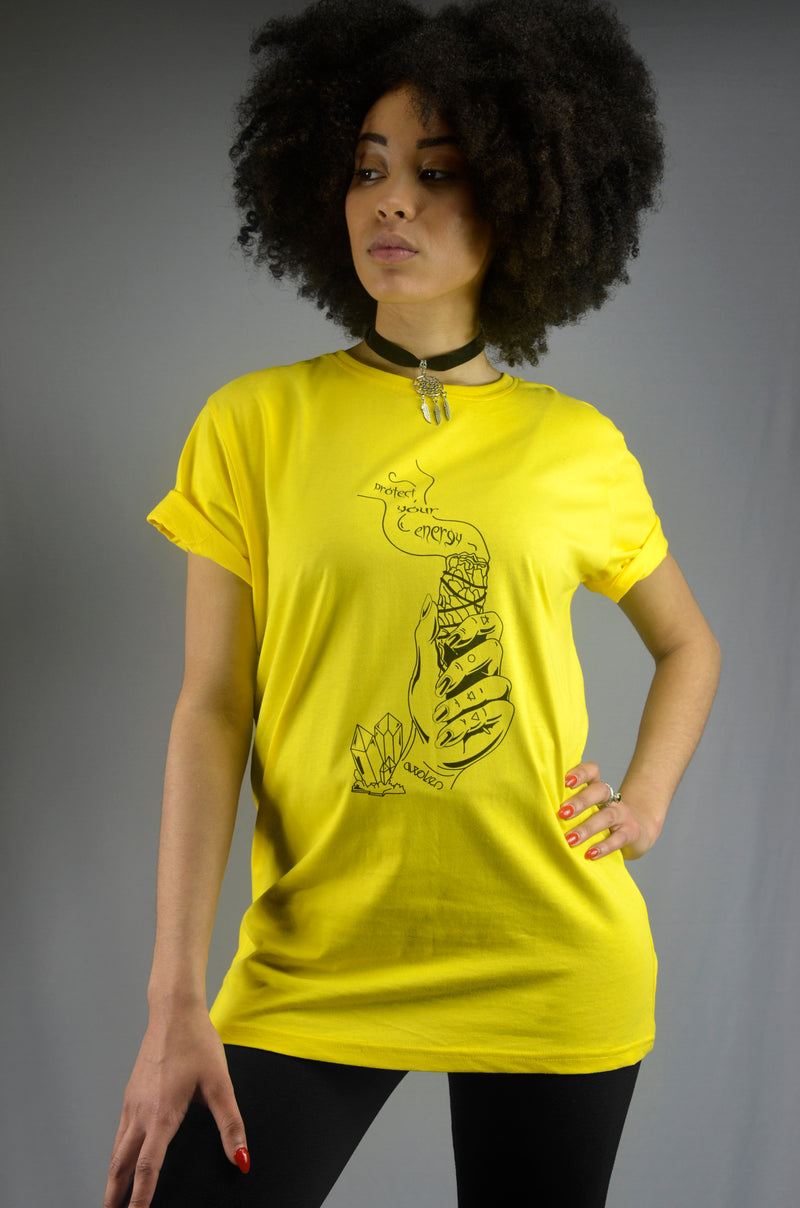Protect Your Energy T-Shirt - Yellow