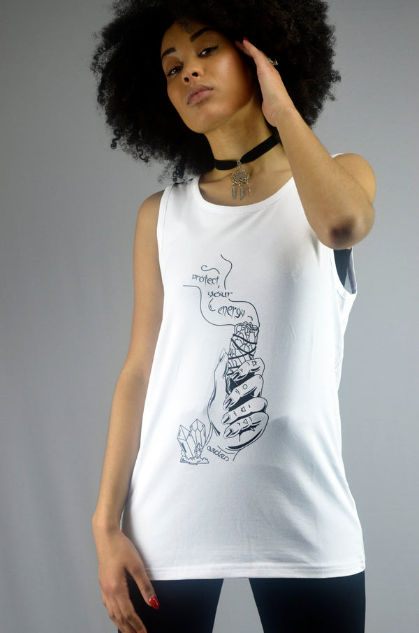 Protect Your Energy Vest - White