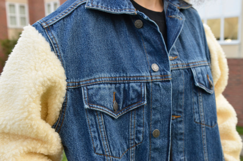 Vegan Vintage Denim Jacket