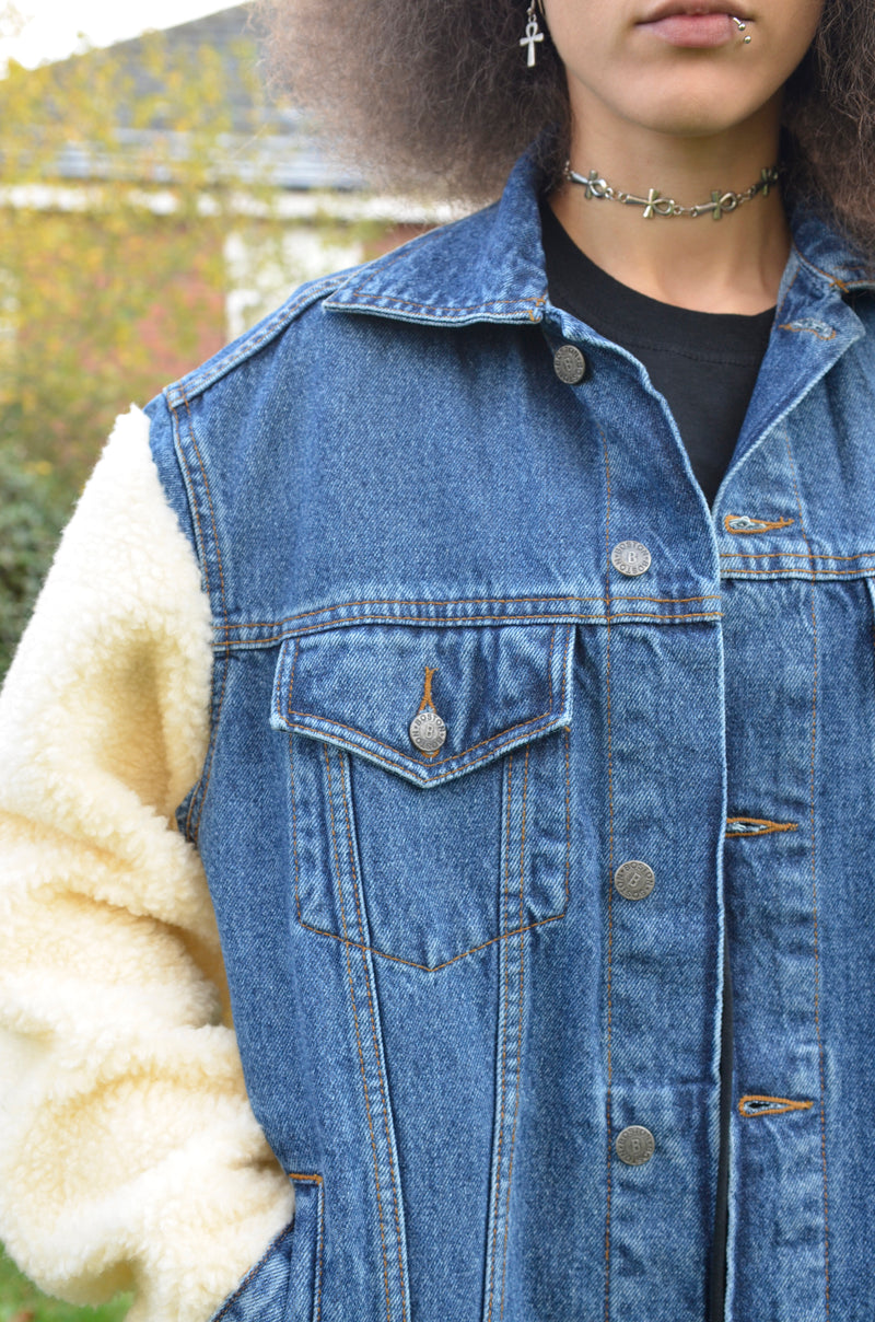 Vegan Vintage Denim Jacket