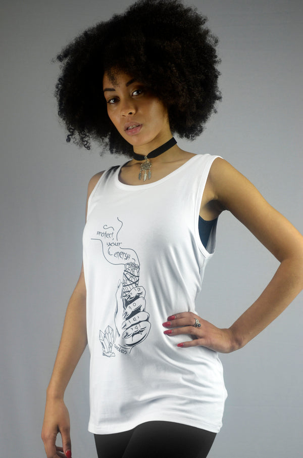 Protect Your Energy Vest - White