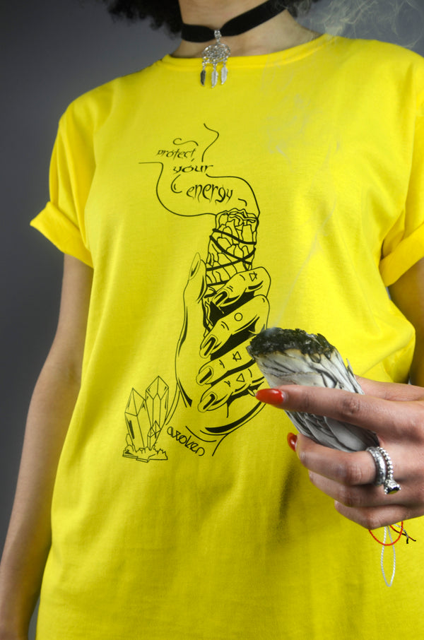 Protect Your Energy T-Shirt - Yellow