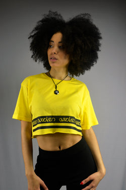 Awoken Yellow Crop Top