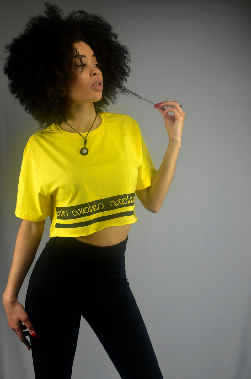 Awoken Yellow Crop Top