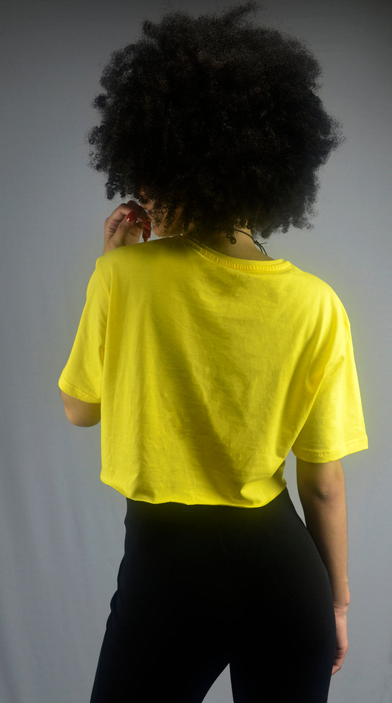 Awoken Yellow Crop Top
