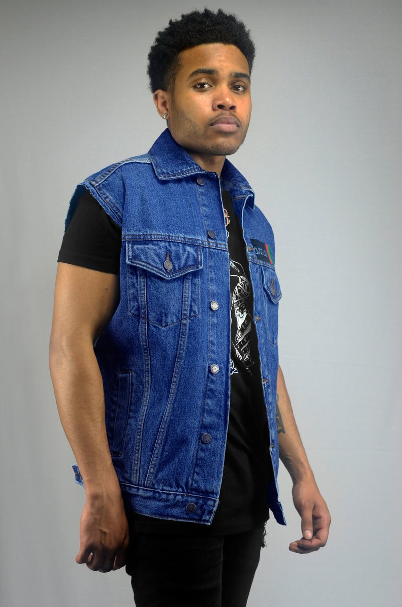 Meditation Vintage Denim Gilet
