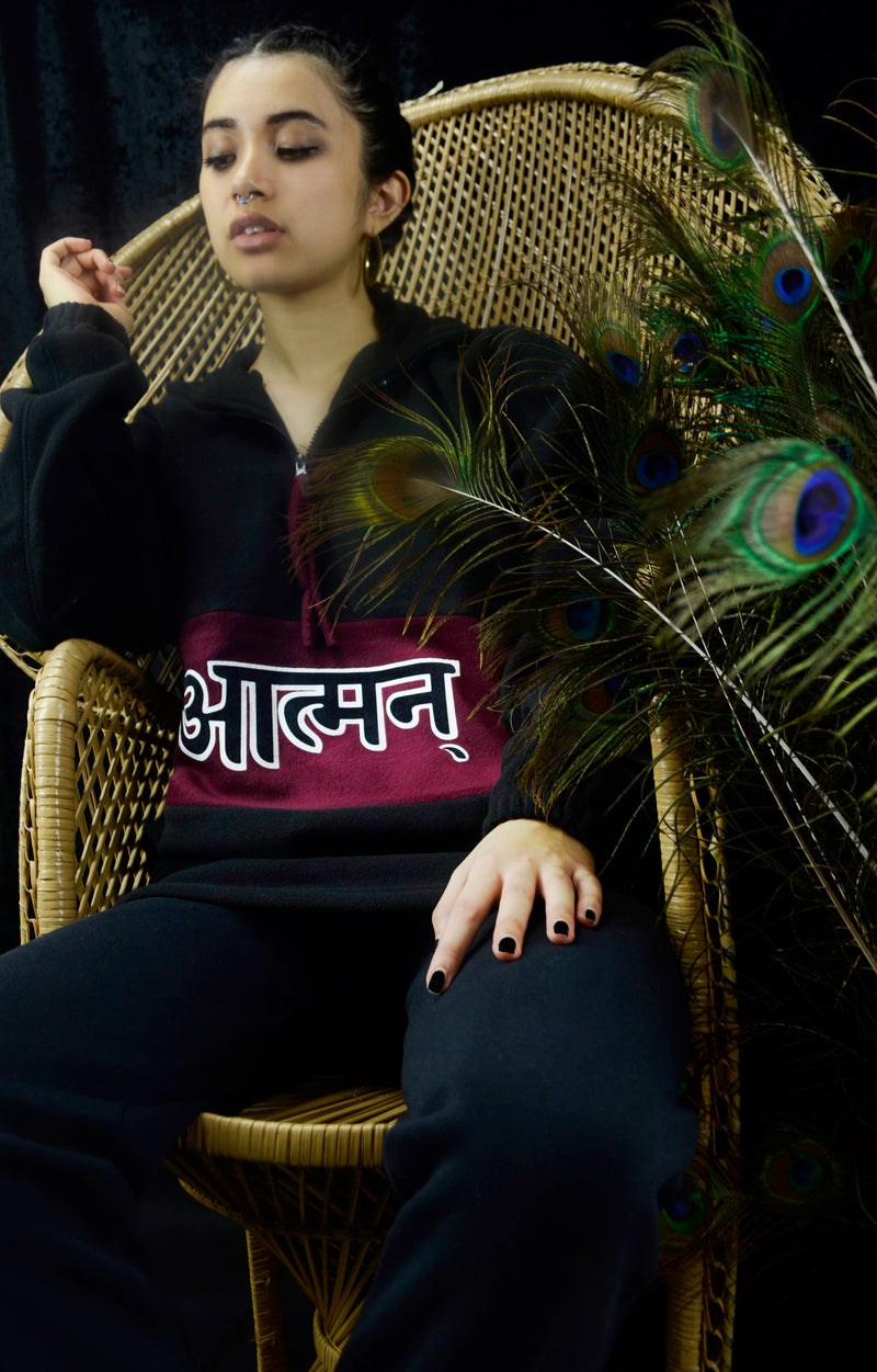 Sanskrit Fleece - Maroon