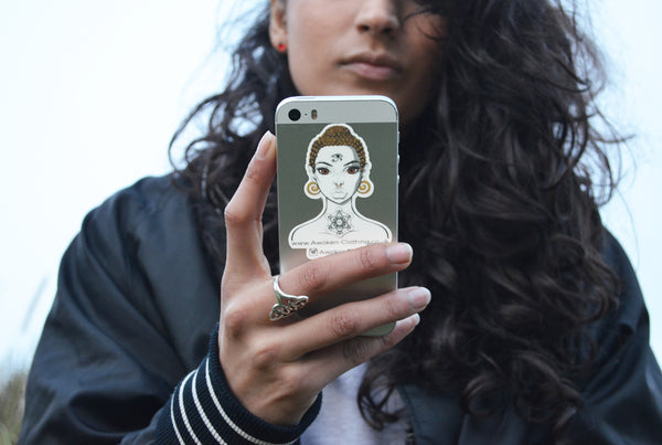 Buddha Girl Sticker