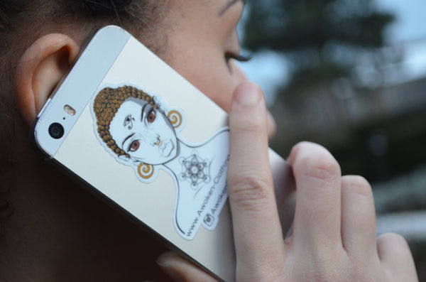 Buddha Girl Sticker