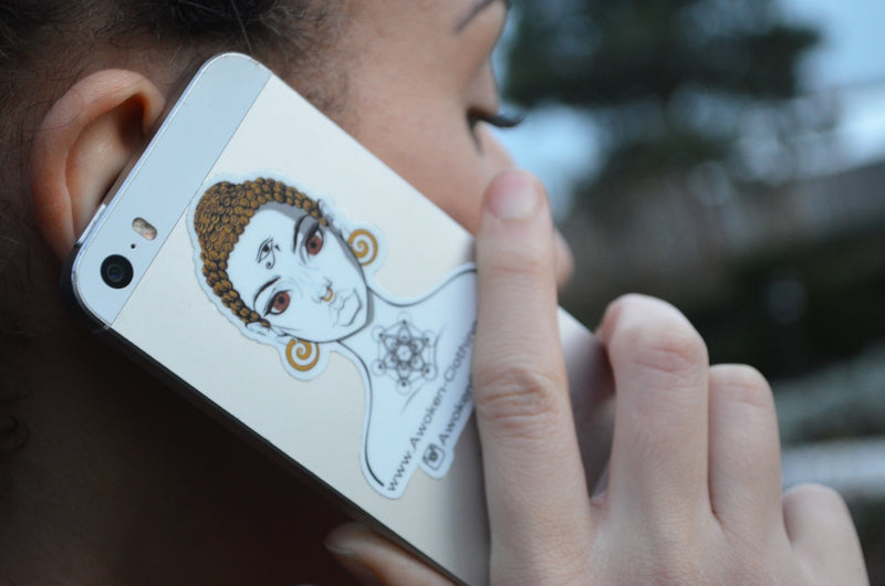 Buddha Girl Sticker