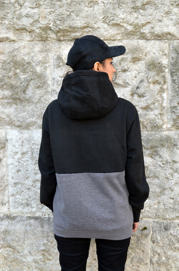 Injustice Hoodie - Black and Grey